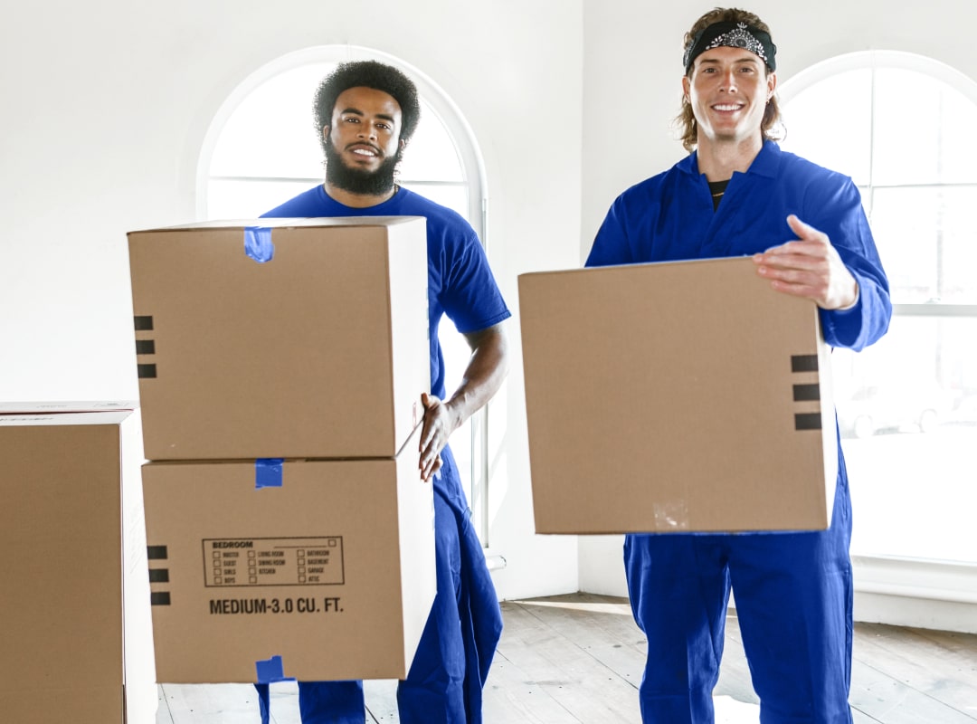 Movers4You crew loading a commercial office relocation in the GTA